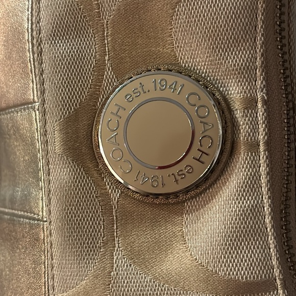 Coach Signature Multi-Stripe Demi Hobo Crossbody Bag - Picture 11 of 11